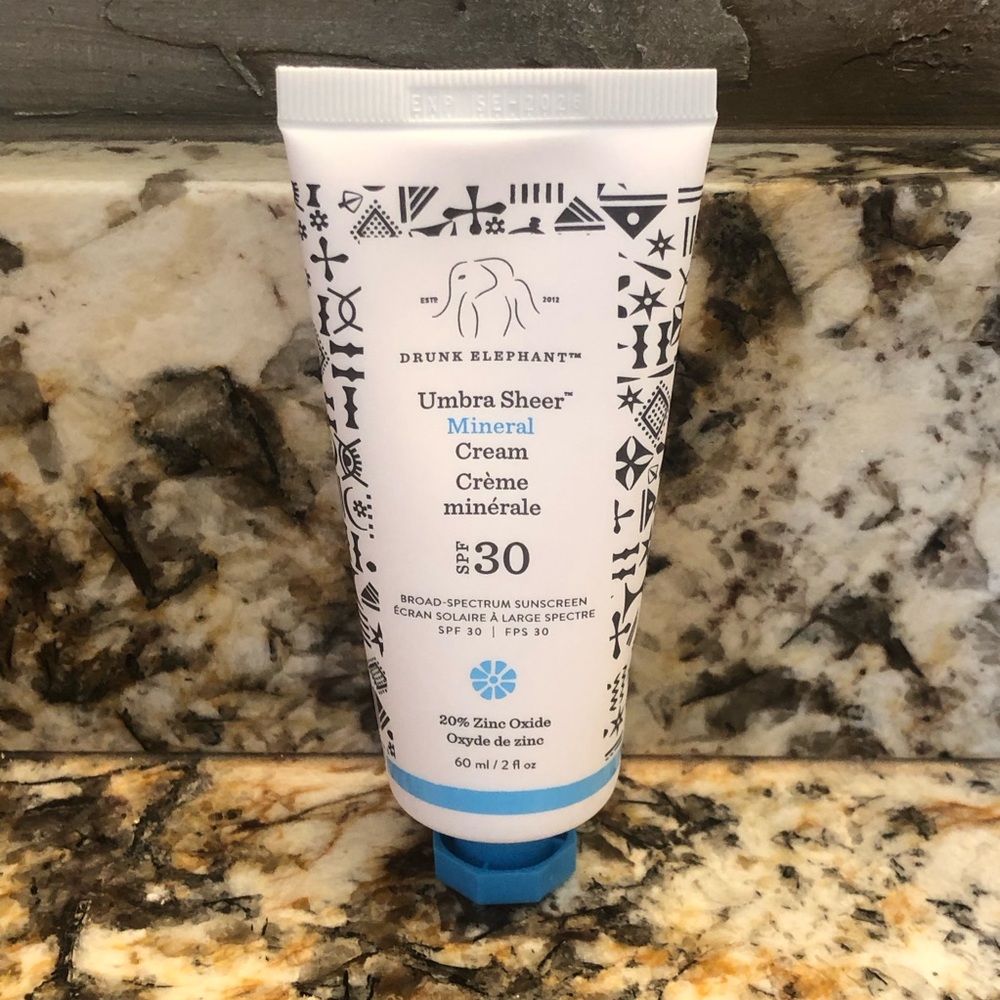 Drunk Elephant Umbra Sheer Mineral Cream SPF 30 No Box Full Size